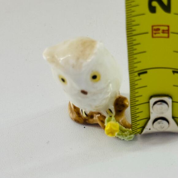 Tiny Vintage Ceramic MCM OWL  Animal Miniature - Picture 4 of 4